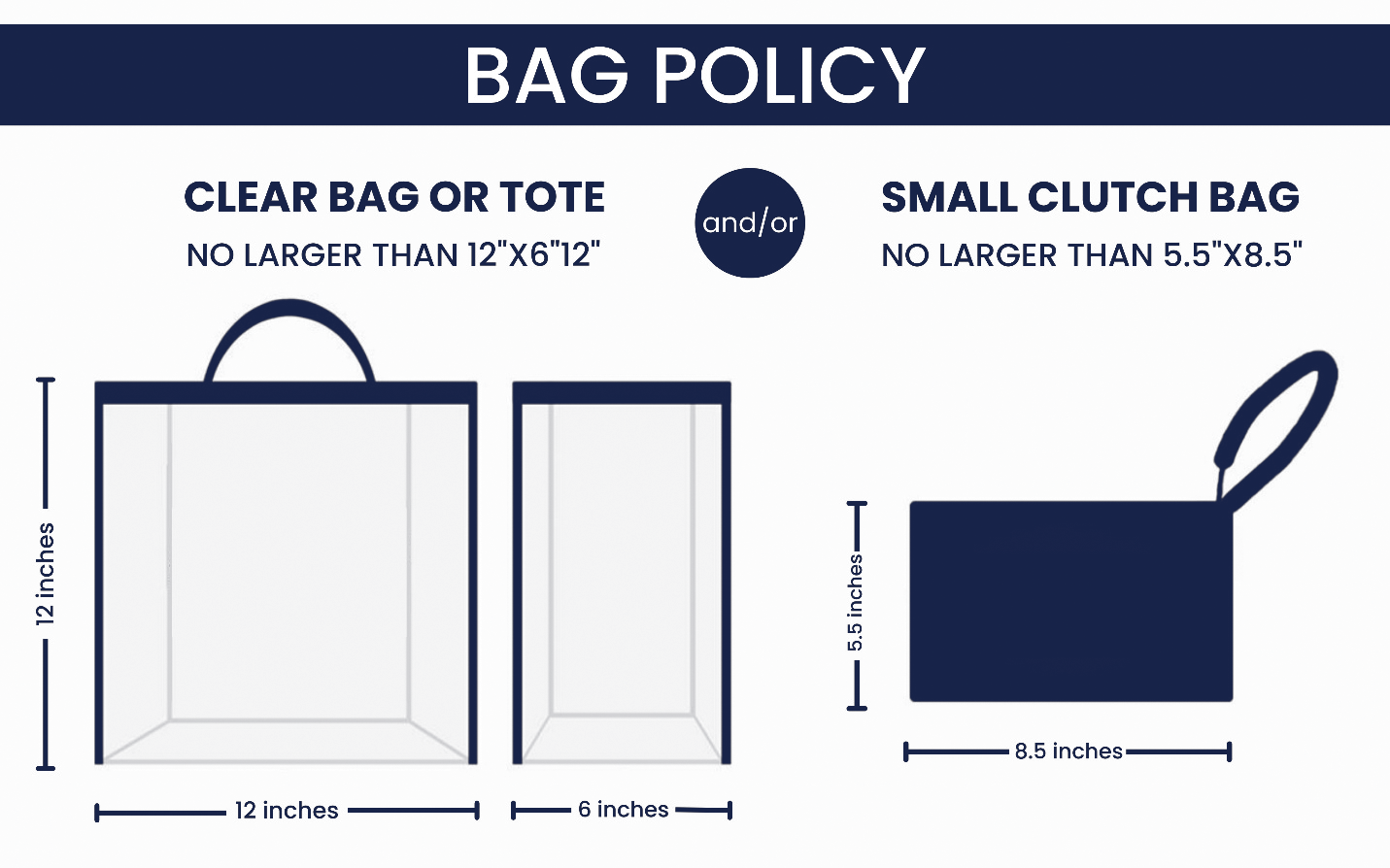 bag-policy | Brauntex Theatre